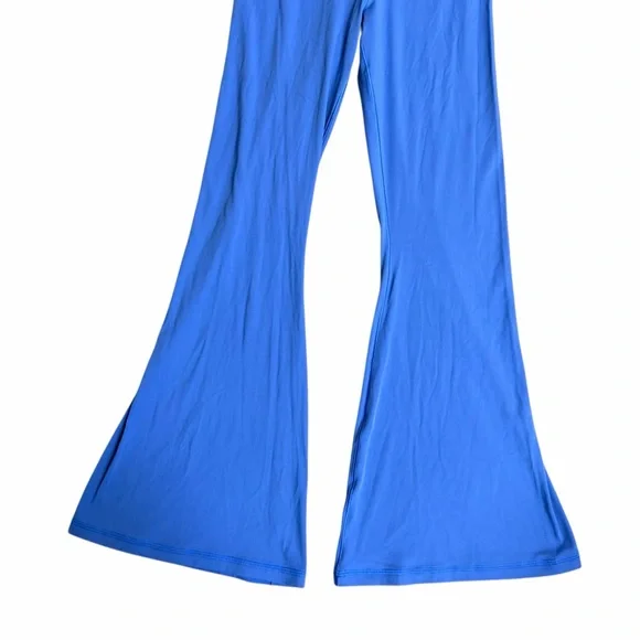 OFFLINE By Aerie Real Me High Waisted Crossover Flare Legging Blue Size Large - Picture 8 of 10